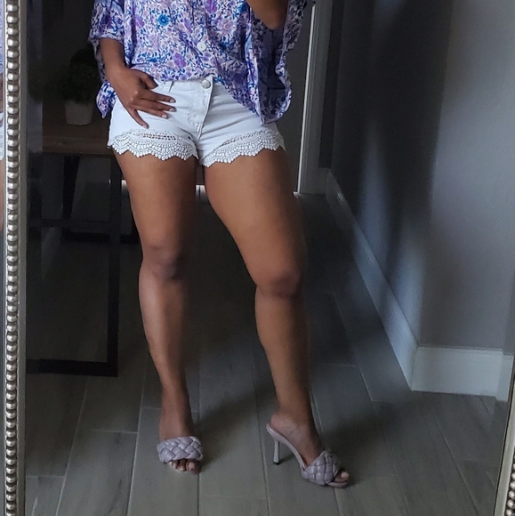 Muted lilac mule heels - Picture 5 of 10